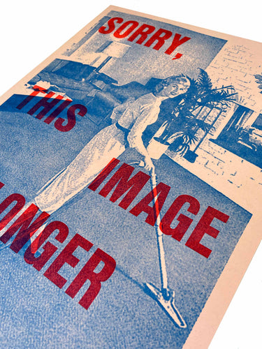 Sorry No Longer Exists poster (designed by State.)