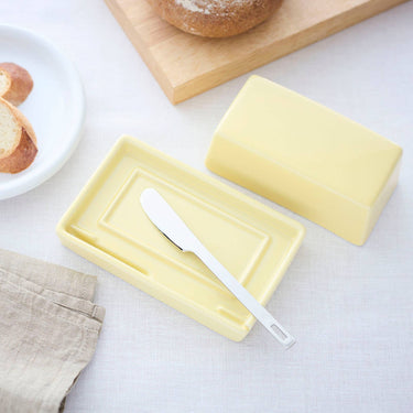 ZERO JAPAN Butter Dish with s.s.butter knife - Banana