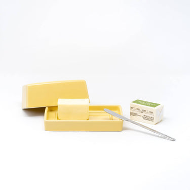 ZERO JAPAN Butter Dish with s.s.butter knife - Banana