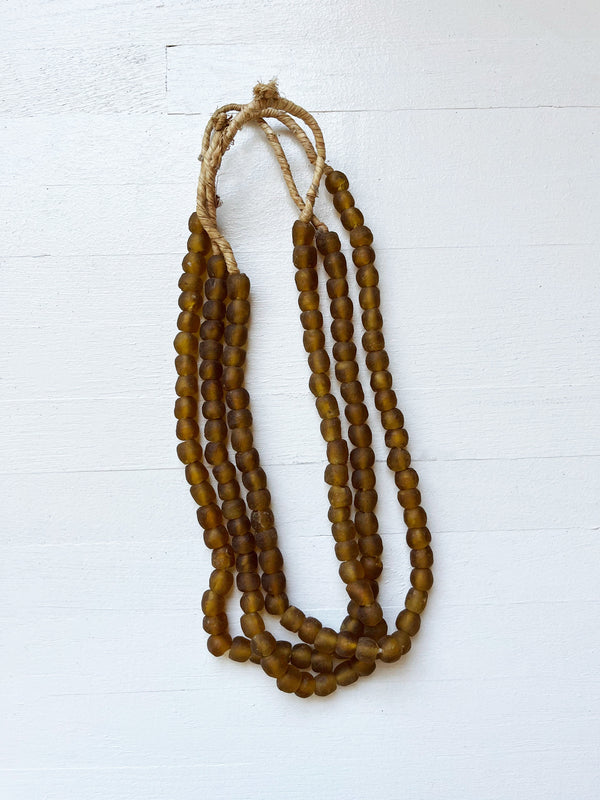 african amber glass beads