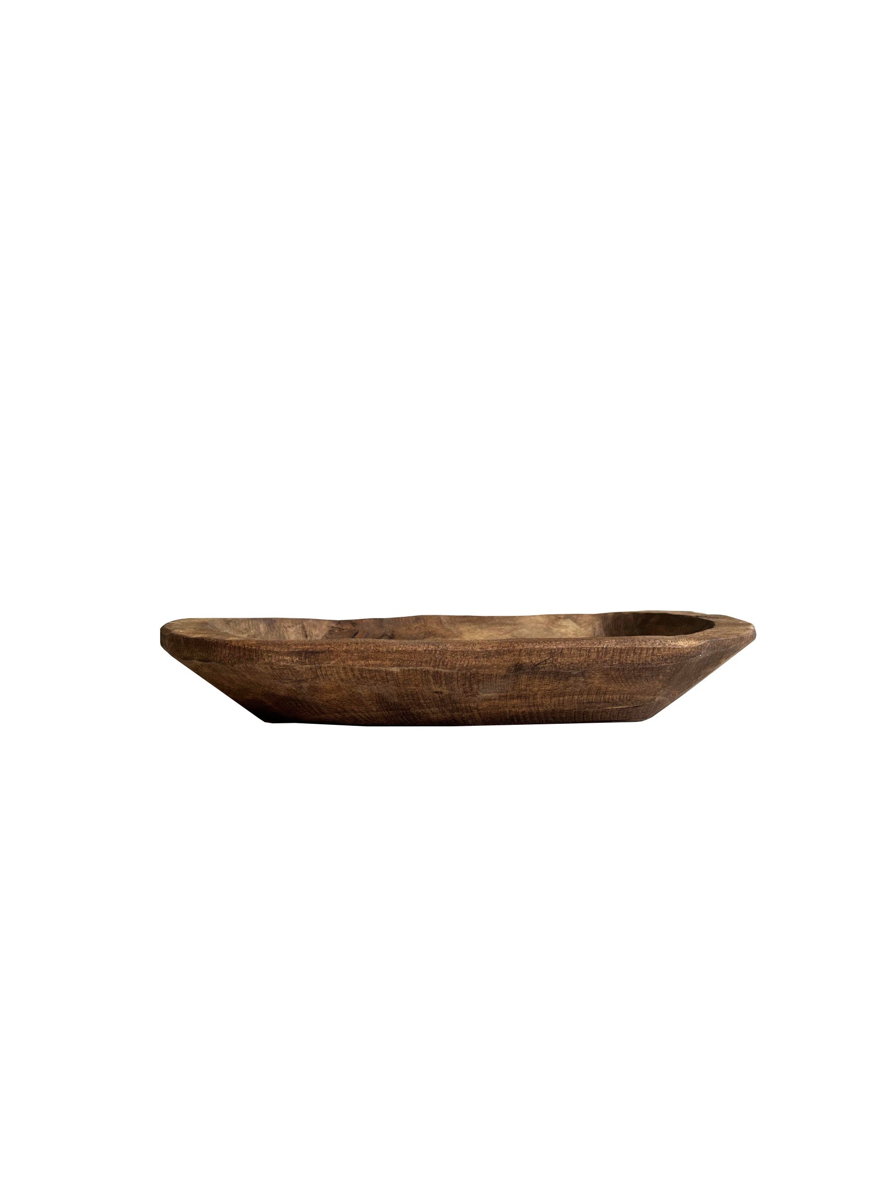 small wood serving bowl