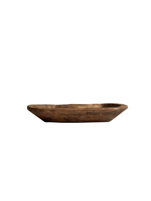 small wood serving bowl